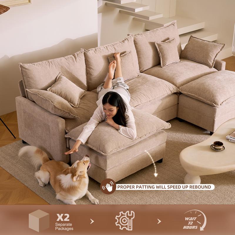 HVNIX® U-Shaped Cloud Sofa