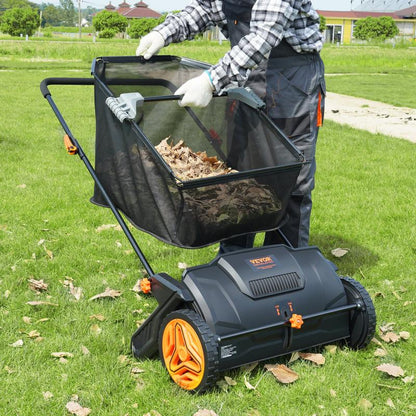 LAWNPRO 21-Inch Push Lawn Sweeper