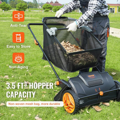 LAWNPRO 21-Inch Push Lawn Sweeper
